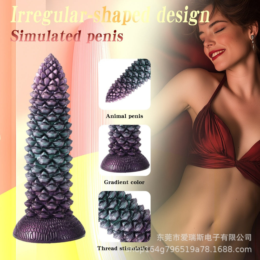 Abyssaldorn-Monster-Stoßdildo – Vibrierend & Hitzefunktion mit Saugnapf für orgasmische Massage