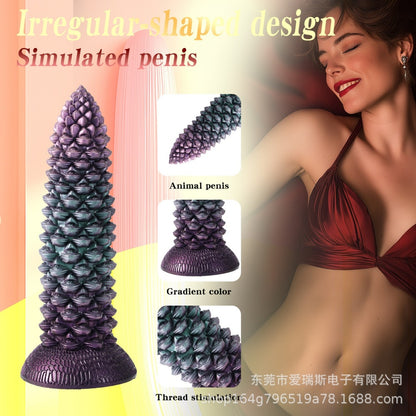 Abyssaldorn-Monster-Stoßdildo – Vibrierend & Hitzefunktion mit Saugnapf für orgasmische Massage