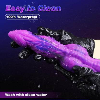 Fantasy Silicone Dog Knot Monster Dildo – Female Vaginal Localized Expansion Masturbation Toy