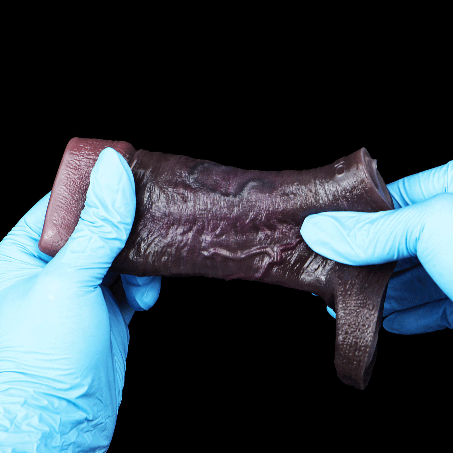 Realistic Semi-Enclosed Silicone Penis Sleeve - Enhancement, Stamina, and Ejaculation Control