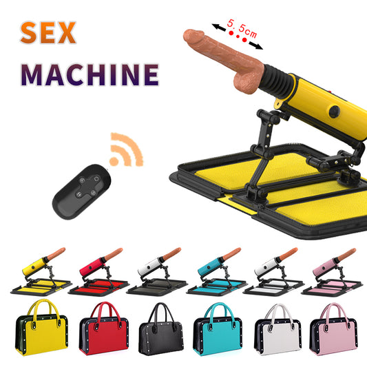 Sexmaschine in der Handtasche – Fernbedienungs-Dildo mit stoßendem Dildo, leistungsstarkes BDSM-Spielzeug für Erwachsene