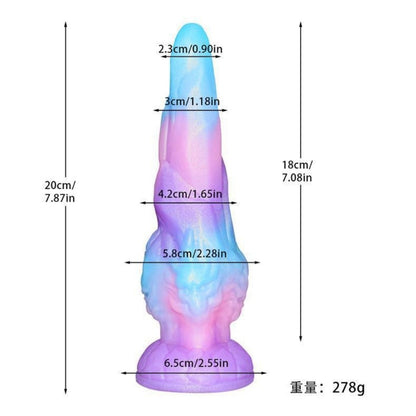 Fantasy Silicone Dildo for Vaginal Masturbation – Monster Style Insertable Sex Toy for Women