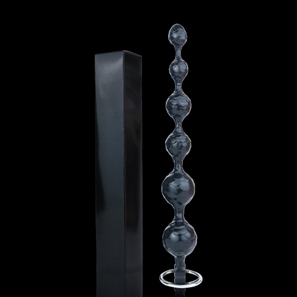 Fantasy Silicone Anal Beads & Butt Plug – 6-Step Progressive Expansion Toy for Intense Anal Orgasm