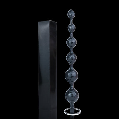 Fantasy Silicone Anal Beads & Butt Plug – 6-Step Progressive Expansion Toy for Intense Anal Orgasm