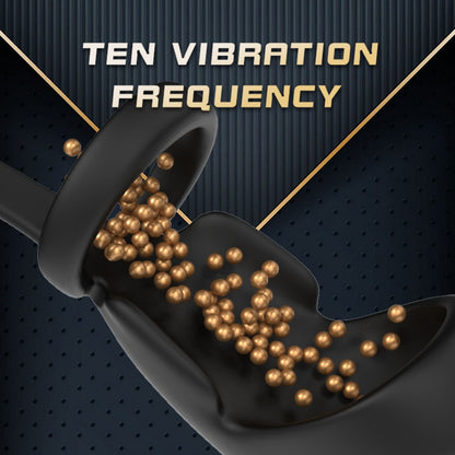 Triple-Lock Silicone Vibrating Cock Ring – Remote Controlled Endurance Enhancer for Delayed Ejaculation