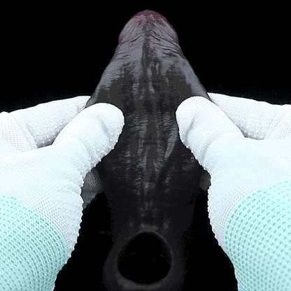 Realistic Black Silicone Penis Sleeve-Delay Erection & Girth Enhancer Premium Sex Toys for Men