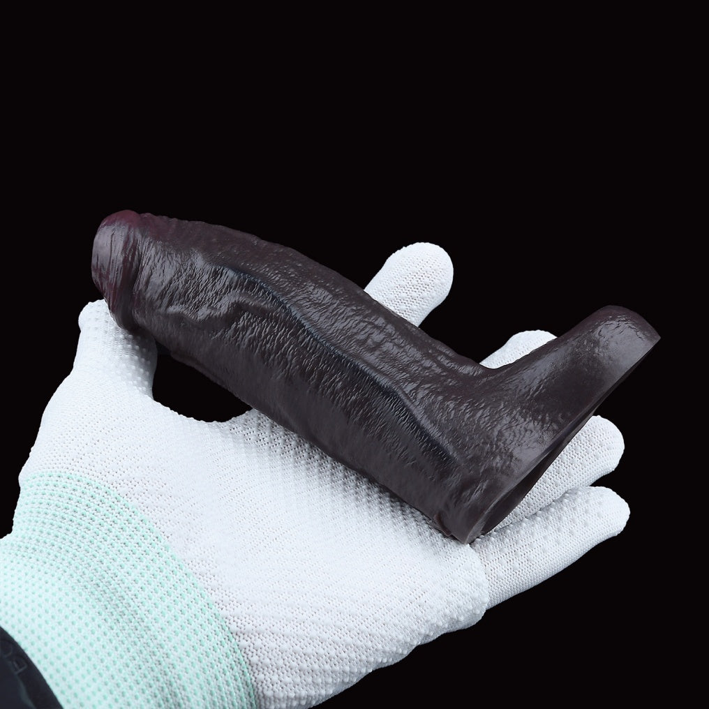 Realistic Black Silicone Penis Sleeve-Delay Erection & Girth Enhancer Premium Sex Toys for Men