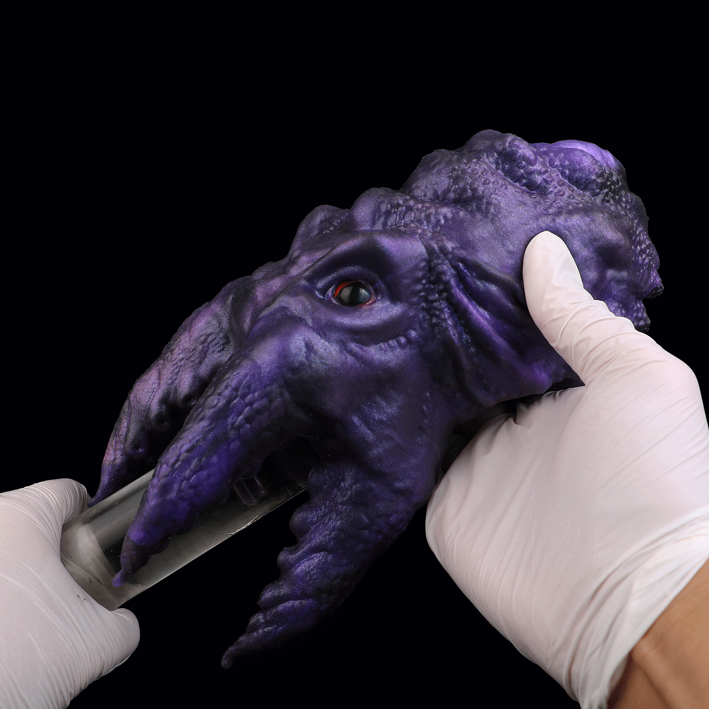 Fantasy Alien Pocket Pussy for Intense Blowjobs - Single-Handed Silicone Mini Sex Doll for Men