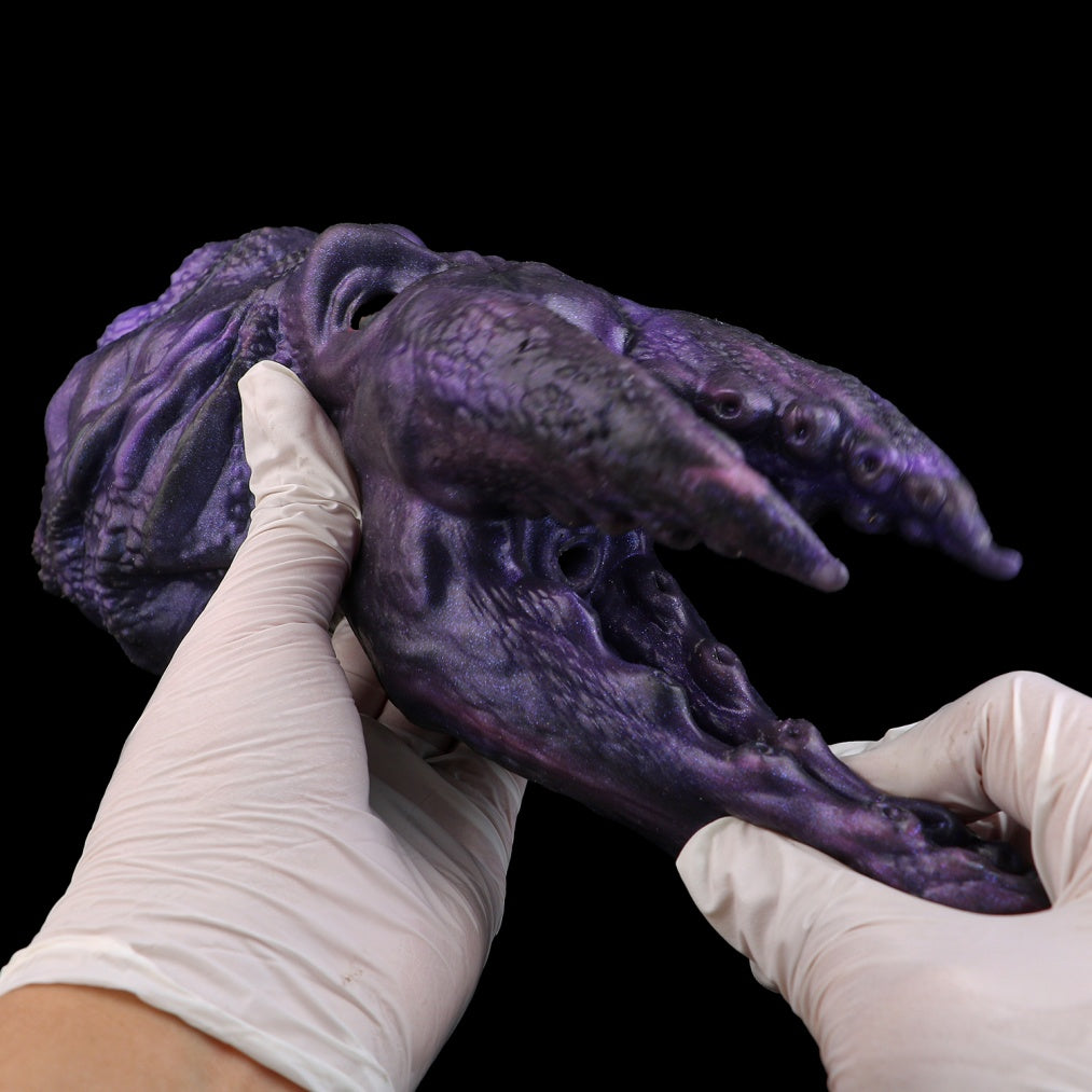 Fantasy Alien Pocket Pussy for Intense Blowjobs - Single-Handed Silicone Mini Sex Doll for Men