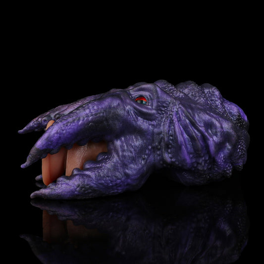 Fantasy Alien Pocket Pussy for Intense Blowjobs - Single-Handed Silicone Mini Sex Doll for Men