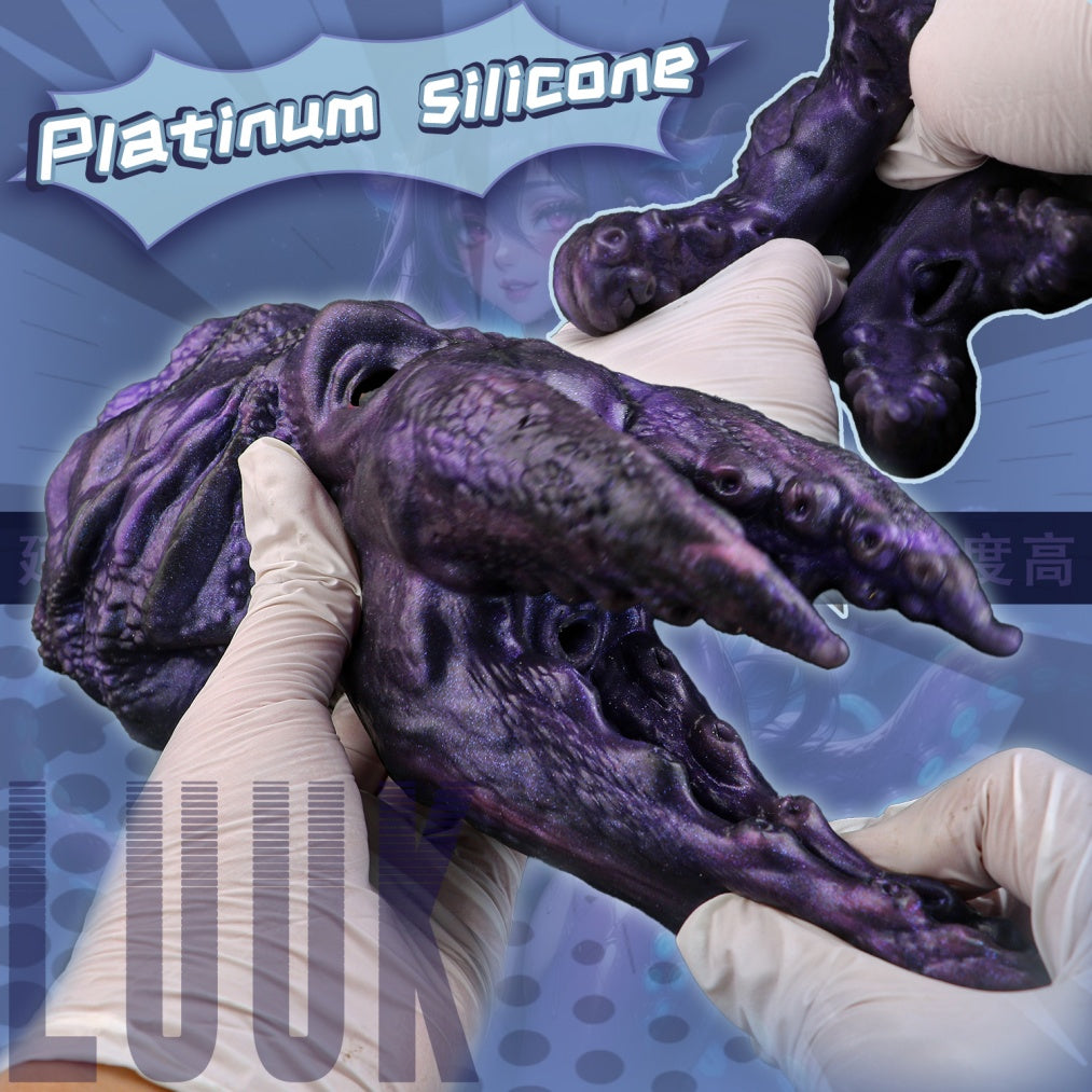 Fantasy Alien Pocket Pussy for Intense Blowjobs - Single-Handed Silicone Mini Sex Doll for Men