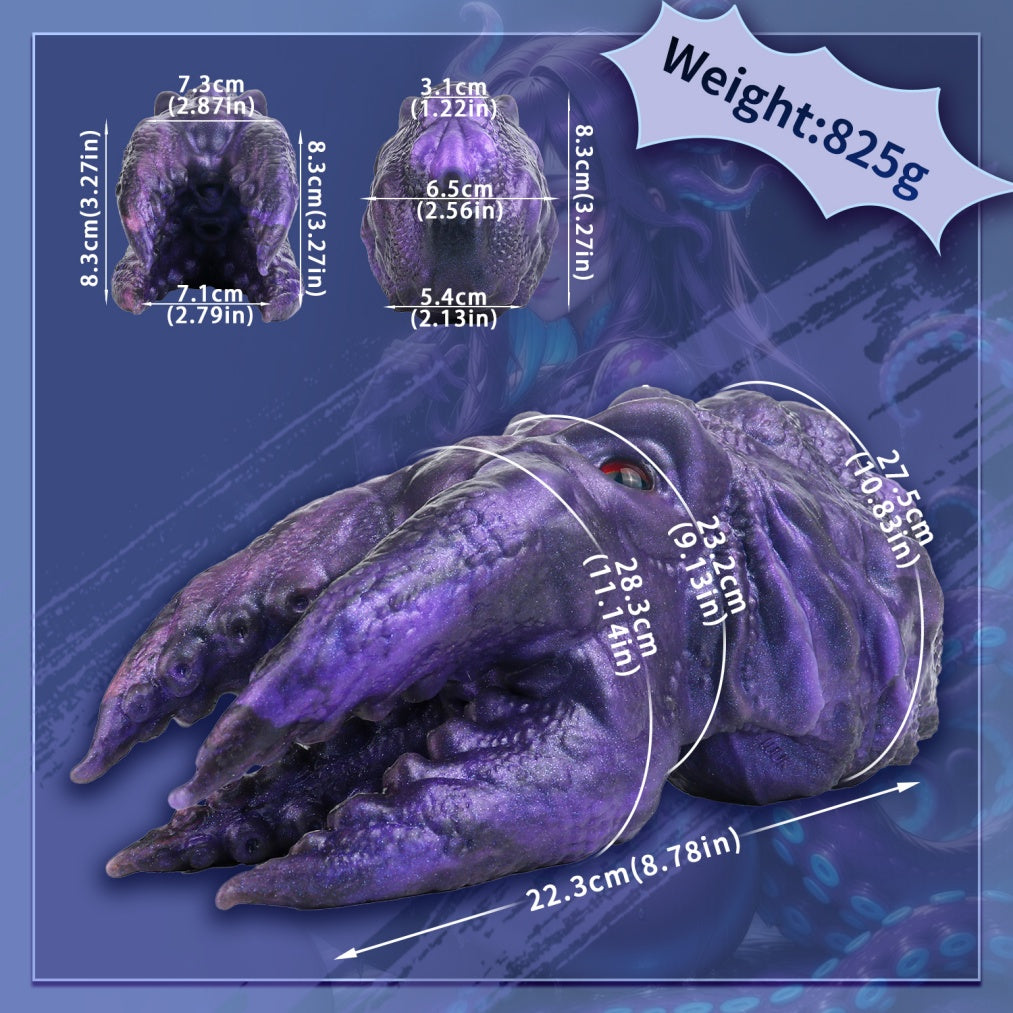 Fantasy Alien Pocket Pussy for Intense Blowjobs - Single-Handed Silicone Mini Sex Doll for Men