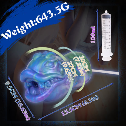 Spritzende Alien-Muschi-Masturbationstasse – Fantasie-Monster-Oralsex, Taschen-Männer-Blowjob