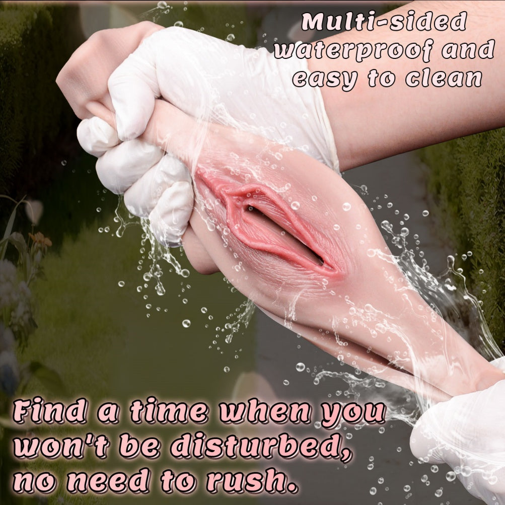 Fleshy Silicone Fake Vagina Panties-Wearable Realistic Pussy for Cross-Dressing Sex Toys