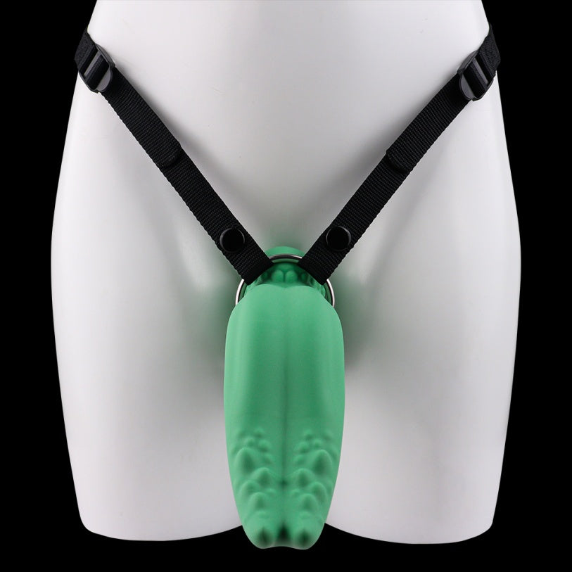Two-Headed Predator Rocky – Monster Dildo Strap-On G-Spot Vibrator for Lesbian Couples