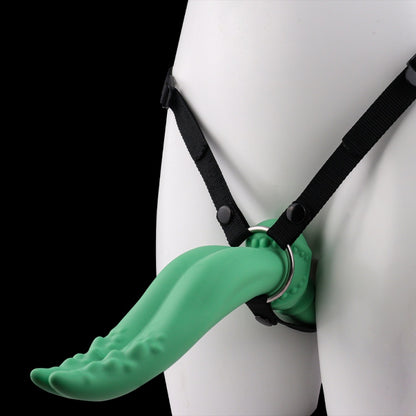 Two-Headed Predator Rocky – Monster Dildo Strap-On G-Spot Vibrator for Lesbian Couples
