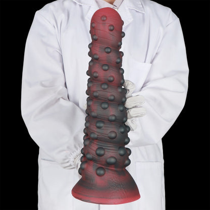 Fantasy-Tentakel-Spiralfaustdildo – Alien-Xenomorph-Erlebnis für tiefe Expansion