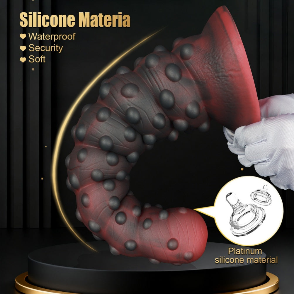 Fantasy-Tentakel-Spiralfaustdildo – Alien-Xenomorph-Erlebnis für tiefe Expansion