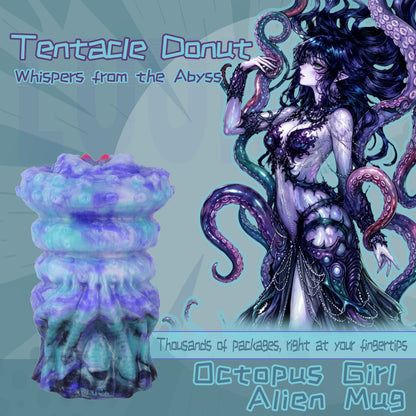 Tentacle Alien Pocket Pussy Stroker — Deep-Sea Fantasy Masturbator for Men Sex Toys