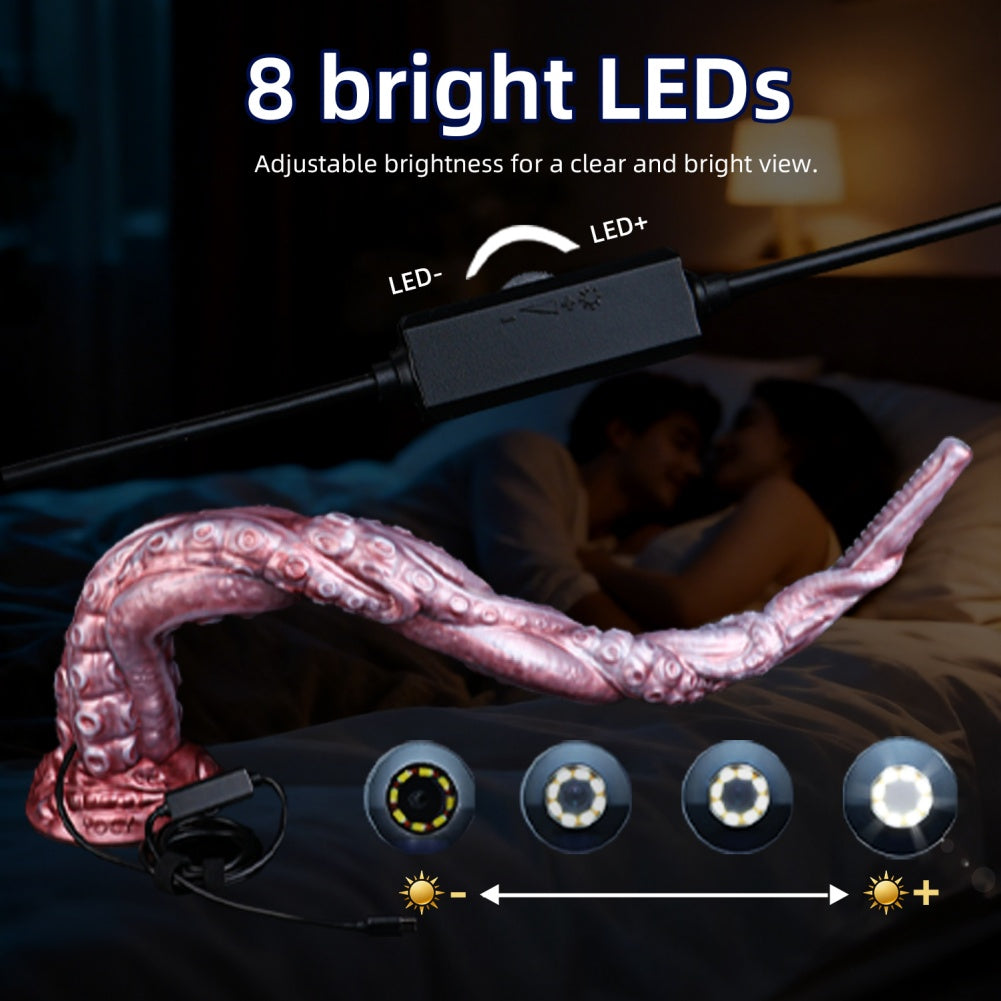 Visual Endoscope Fantasy Alien Tenticle Dildo – Smart Camera G-Spot & Orgasm Sex Toys for Women