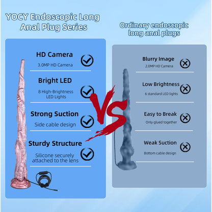 Visual Endoscope Fantasy Alien Tenticle Dildo – Smart Camera G-Spot & Orgasm Sex Toys for Women