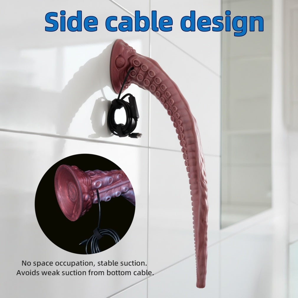 Tiefsee Endoskopie Fantasy Tentakel Dildo-Superlange Silikon HD Kamera zur visuellen Exploration