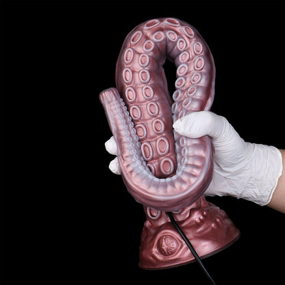 Tiefsee Endoskopie Fantasy Tentakel Dildo-Superlange Silikon HD Kamera zur visuellen Exploration