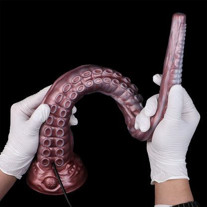 Tiefsee Endoskopie Fantasy Tentakel Dildo-Superlange Silikon HD Kamera zur visuellen Exploration