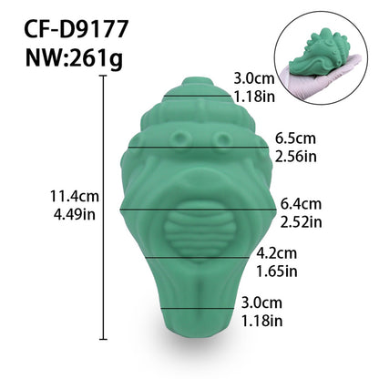 Snaily Navigator: Fantasy Snail Grinder Sex Toy – Vibrating Strapon Pad for Intense Clitoral Stimulation