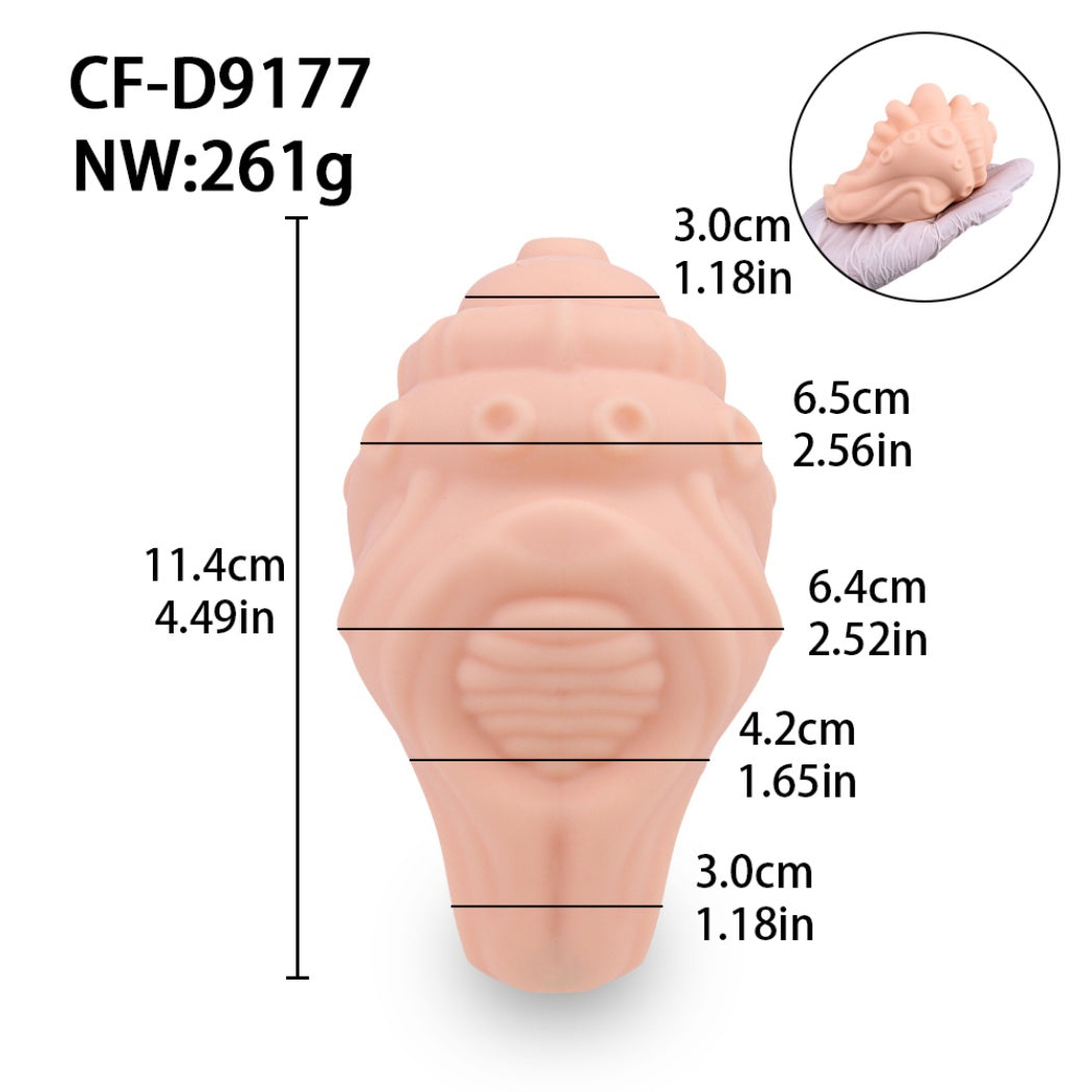 Snaily Navigator: Fantasy Snail Grinder Sex Toy – Vibrating Strapon Pad for Intense Clitoral Stimulation