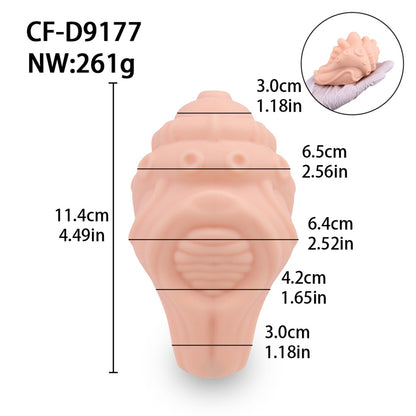 Snaily Navigator: Fantasy Snail Grinder Sex Toy – Vibrating Strapon Pad for Intense Clitoral Stimulation