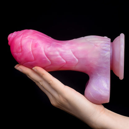 Gode ​​Dragon en silicone Spiral Fantasy avec ventouse – Stimulation du point G innovante pour femmes