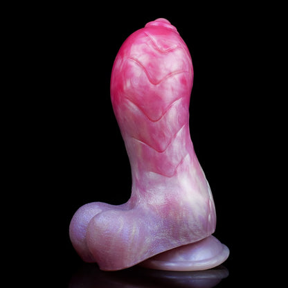 Gode ​​Dragon en silicone Spiral Fantasy avec ventouse – Stimulation du point G innovante pour femmes