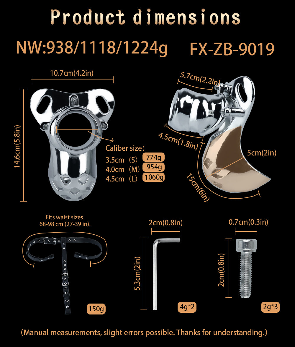 Stainless Steel Strap-On Bondage Sheath Underwear - Penis Lifting and Erectile Support Toy for Men