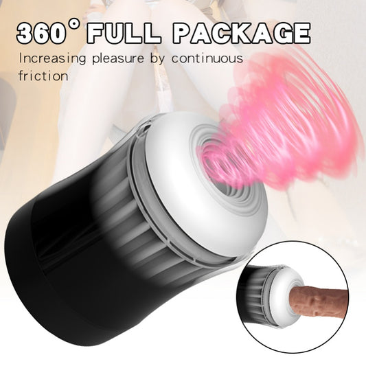 Suction and Massage Penis Masturbation Blowjob Porn Cup - Liquid Silicone Soft Male Sex Toys