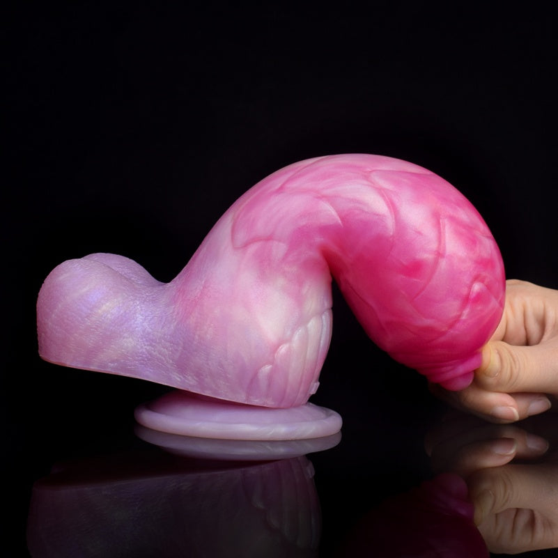 Gode ​​Dragon en silicone Spiral Fantasy avec ventouse – Stimulation du point G innovante pour femmes