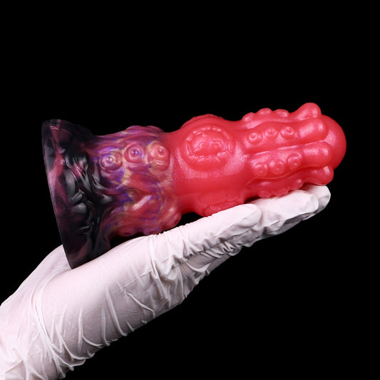 Fantasy Tentakel Dildo Butt Plug – Spiralförmiges Silikon Anal Masturbation Sexspielzeug für Frauen