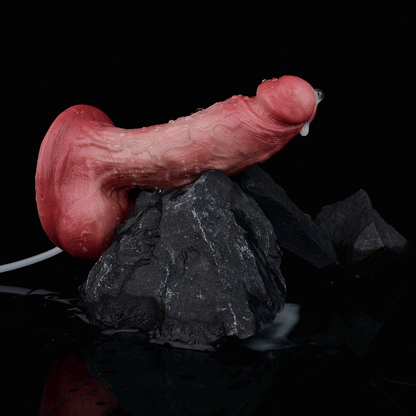 Meaty Silicone Realistic Squirt Dildo - Simulated Ejaculation Female Masturbation Toys