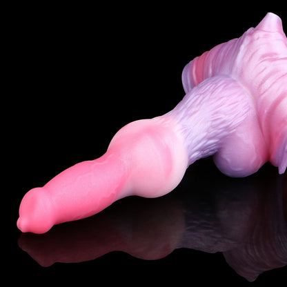 Fantasy Dog-Shaped Silicone Penis Sleeve Underwear – Secure and Firm-Fitting Penis Extension Gear