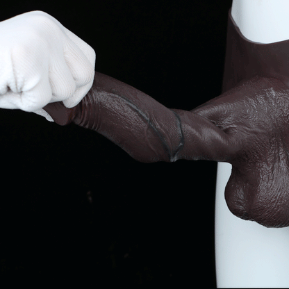 Penis Enlargement and Girth Strap-On Sheath Underwear - Realistic Skin-Like Silicone Male Toy