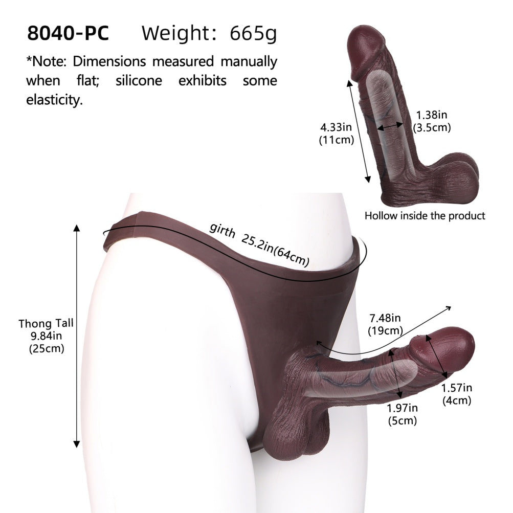 Penis Enlargement Realistic Sheath Underwear – Silicone Tool for Improving Male Performance
