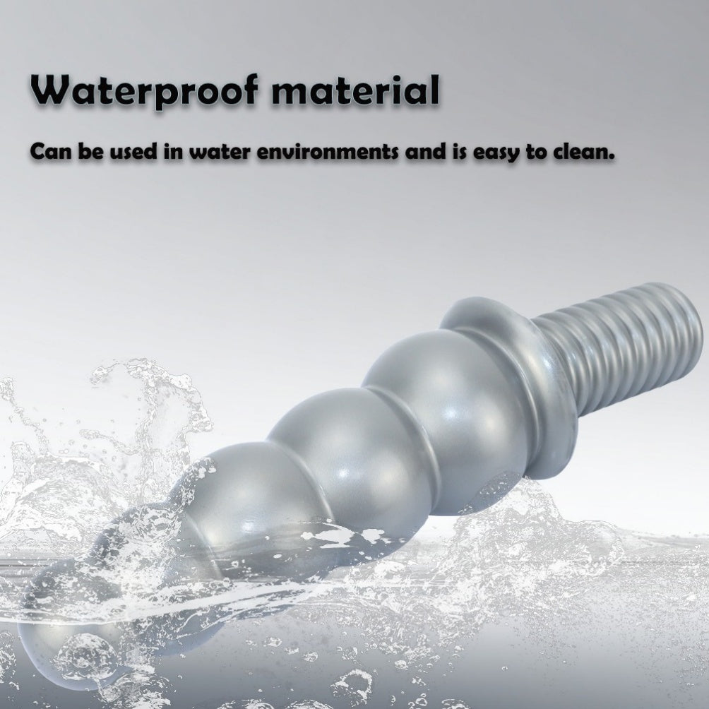 Handheld Fantasy Anal Beads Silikondildo - Weibliches Fisting-Expansions-Masturbationsspielzeug