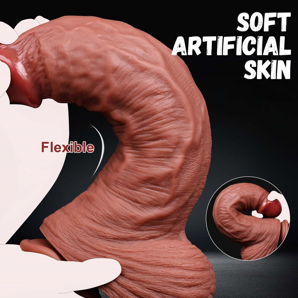 Fantasy Thick Big Dildo with Suction Cup - Vaginal Expansion & G-Spot Stimulation Sex Toys