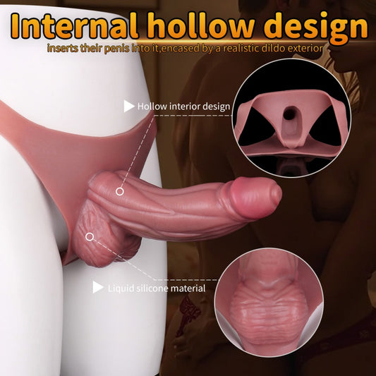 Simulation Wearable Penis Sleeve - Enhancement for Erectile Weakness Enlargement