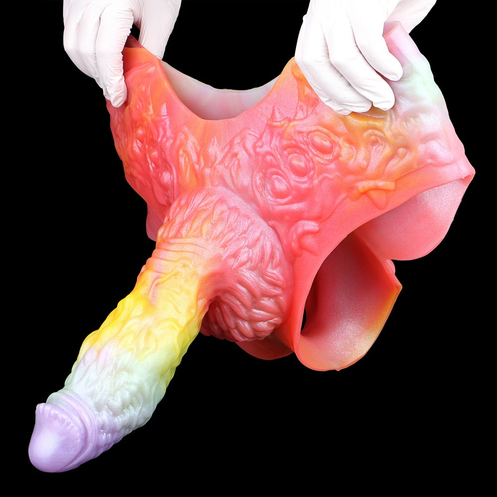 Wearable Fantasy Silicone Hollow Cock Sleeve Underwear – Improve Softness and Enhance Girth
