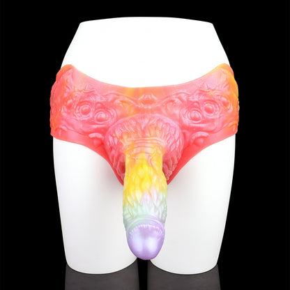Wearable Fantasy Silicone Hollow Cock Sleeve Underwear – Improve Softness and Enhance Girth