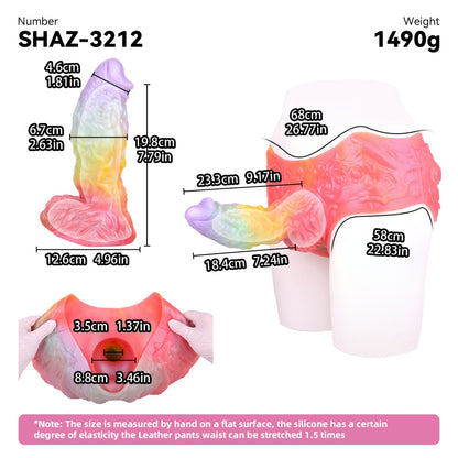 Wearable Fantasy Silicone Hollow Cock Sleeve Underwear – Improve Softness and Enhance Girth