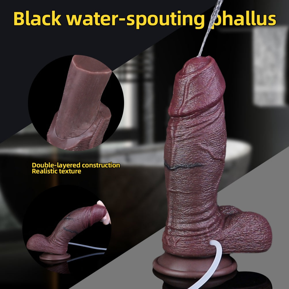 Fantasy Silicone Squirt Dildo with Suction Cup - 5.91-Inch Vaginal Stimulation Insertion Toy