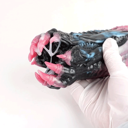 Fantasy Demon Claw Pocket Pussy – Liquid Silicone Male Masturbator for Intense Blowjobs