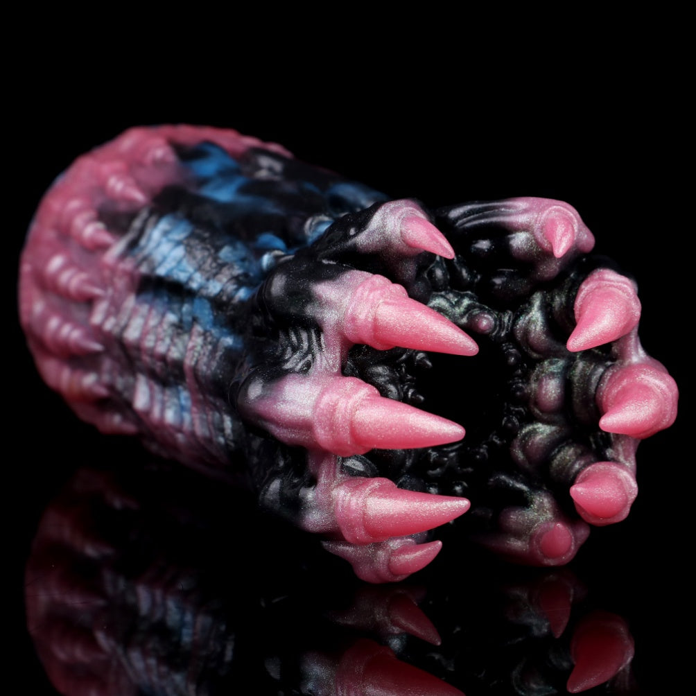 Fantasy Demon Claw Pocket Pussy – Liquid Silicone Male Masturbator for Intense Blowjobs